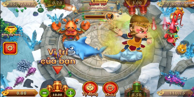 Giao diện game bắn cá thân thiện với người dùng