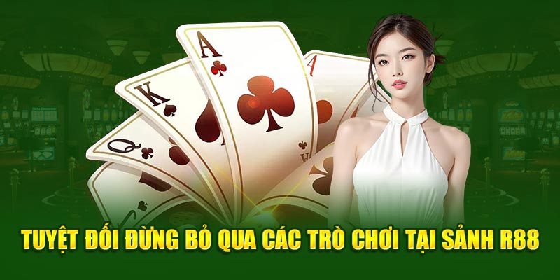 Khám phá điều tạo nên sức hút của sảnh game bài R88